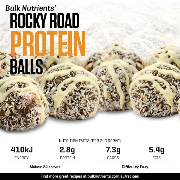 12 Days of Christmas - Rocky Road Protein Balls