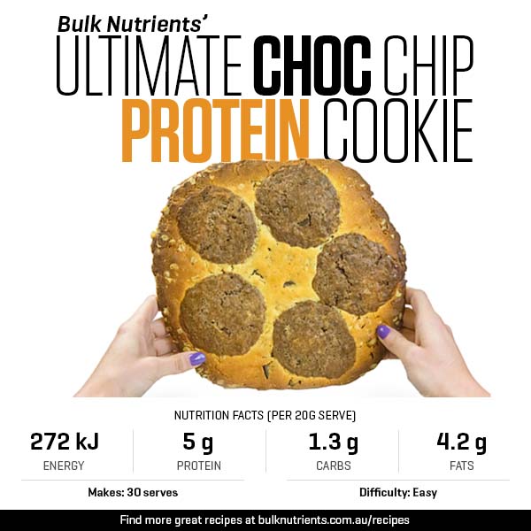 Ultimate chocolate chip oat protein cookie