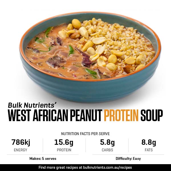 West African Peanut Protein Soup