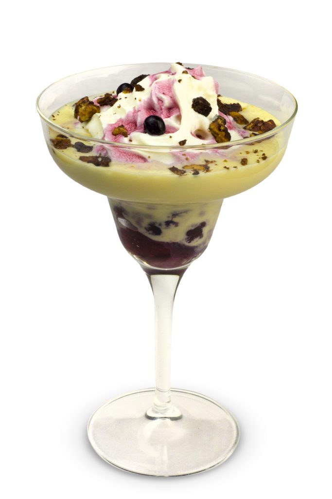 12 Days of Christmas - Warm Protein Custard and Berries