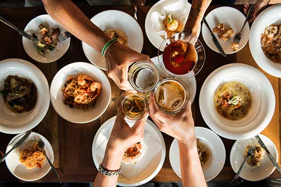 Choosing the right beverage at dinner