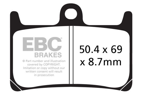 GPFAX Sintered Race Brake Pads - EBC Brakes