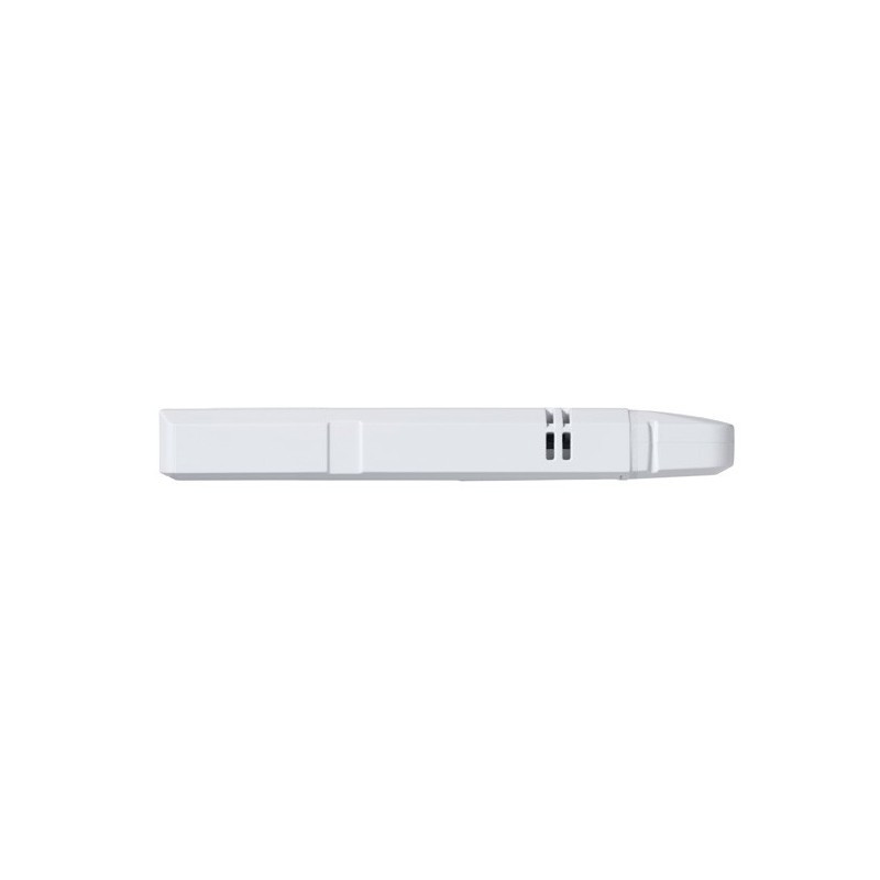 Testo 184 H1 - USB Temperature and Humidity Data Logger - side view.