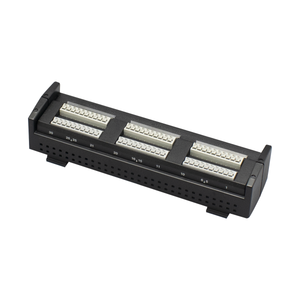 Graphtec B-563SL-30 top, 30 channel input terminal.