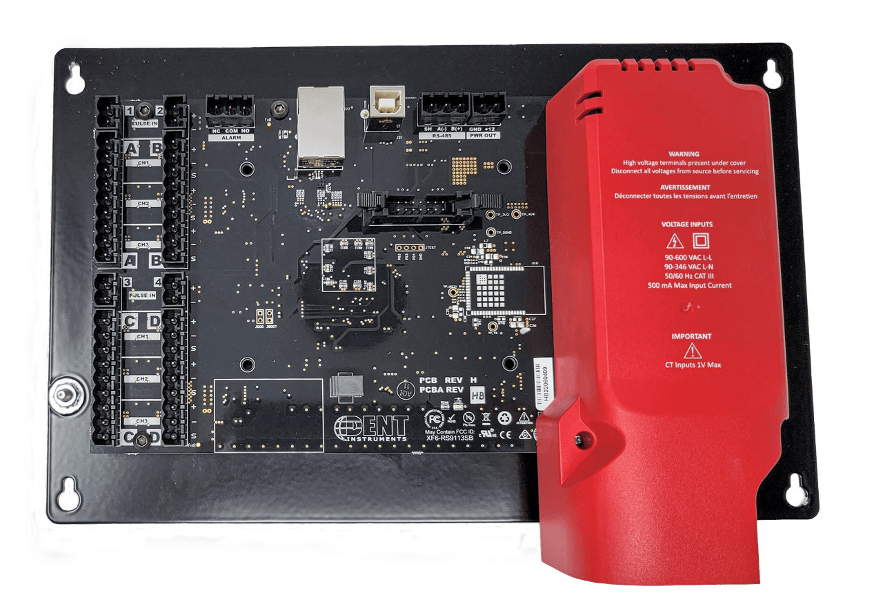 PowerScout 12 HD Power Submeter with Mounting Plate and NO Display.