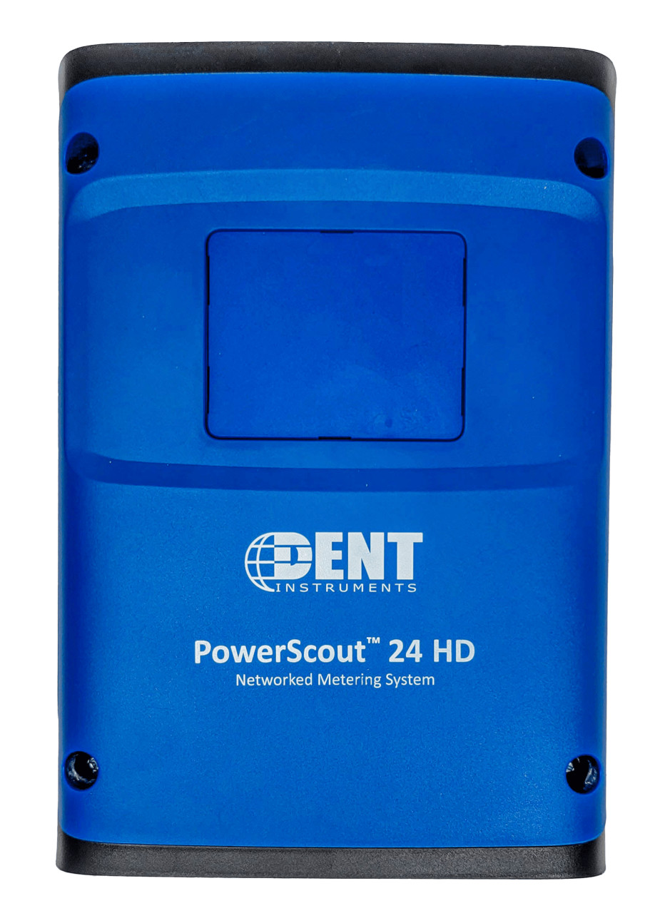 PowerScout 24 HD Power Submeter with Case and NO Display. Front view.