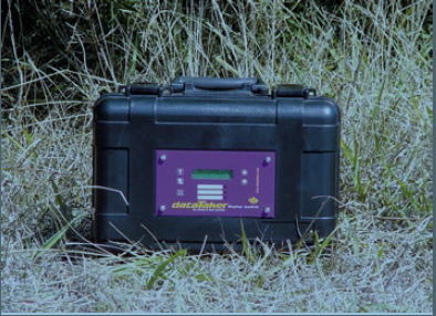 DataTaker PE Portable Enclosure with with external display.