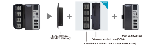 Graphtec midi LOGGER GLT400 options.