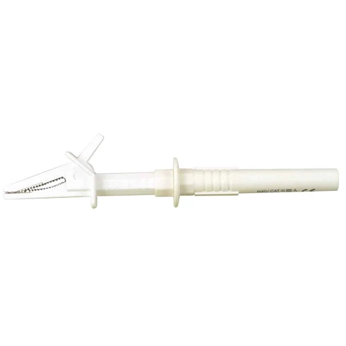 Dent Instruments Fused Crocodile Clip - White.