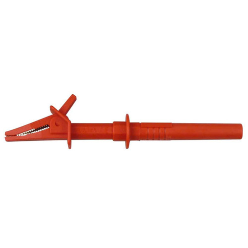 Dent Instruments Fused Crocodile Clip - Red.