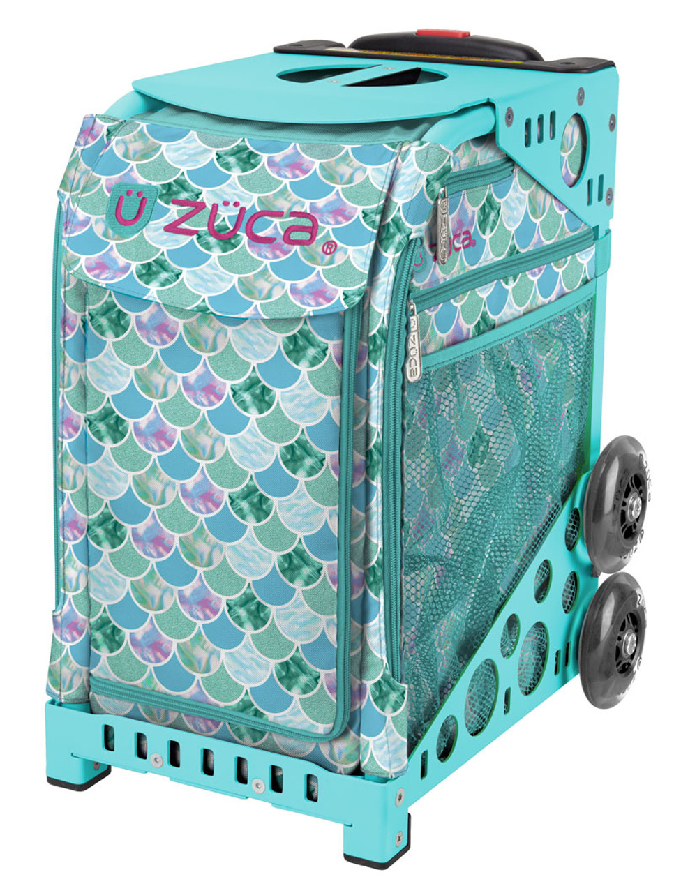 ZUCA WHEELED BAG - LIMITED EDITION - Kokomo/AQUA FRAME W/LUNCHBOX