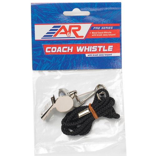 A&R Metal Coaches Whistle W/Lanyard
