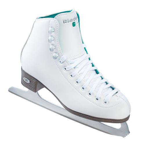 New Women's Riedell 119 Emerald Ice Skates with Capri Blade Medium Width 