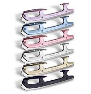 Matrix Legacy blk/blue/gold/lilac/pink/silver Figure Skate Blades - USA