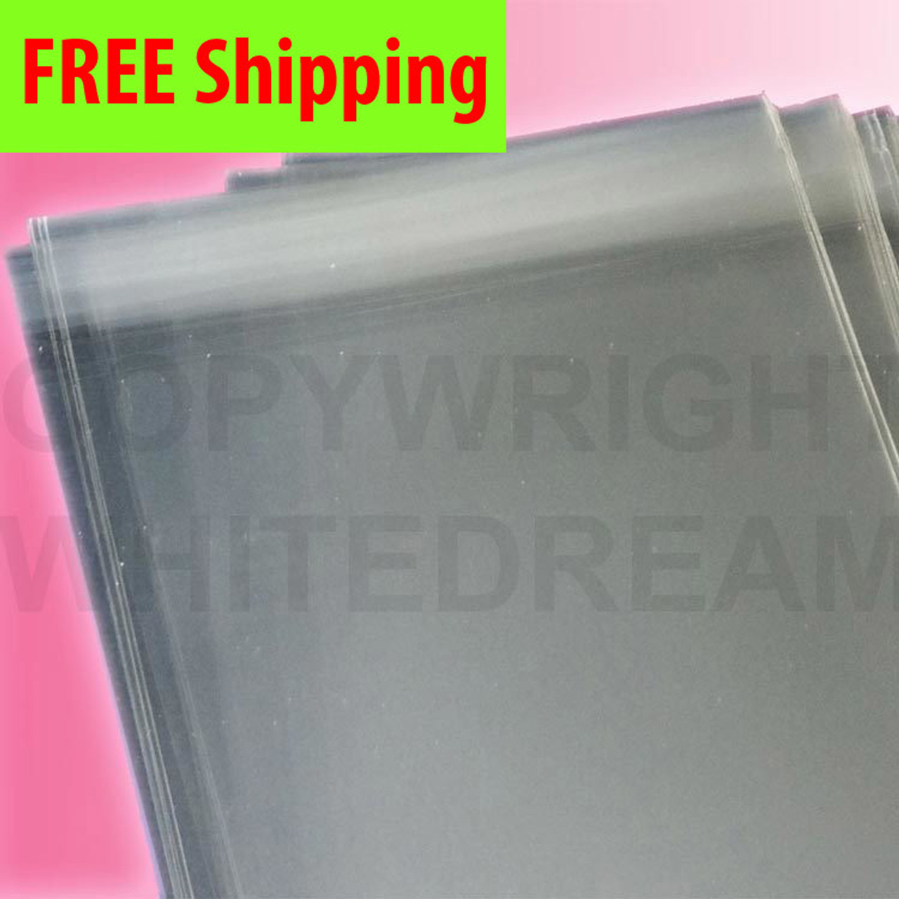 100 5/" x 7/" Cello Bags for Greeting CardsCellophane