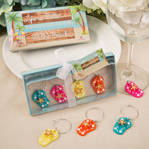 Beach Themed Flip Flop Wine Charms From White Dream