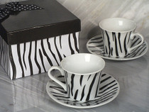 Stylish Espresso Coffee Collection Striped
