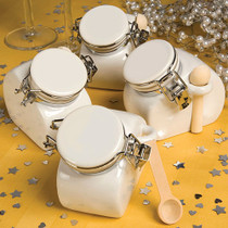 Perfectly Plain Collection Ceramic Jar Favours