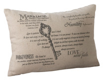 Christian Key Ring Pillow
