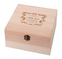 True Love Wooden Card Box
