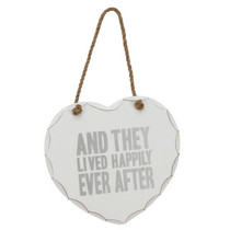 Juliana Wedding Collection Hanging MDF Plaque Happily Ever After