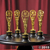 12 x Movie Buff Gold Trophies