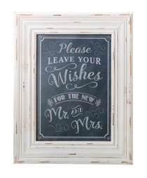 Wishes Framed Sign Black