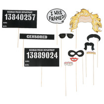 12 x Mug Shot Photo Props