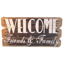 Rustic Sign Welcome 76cm