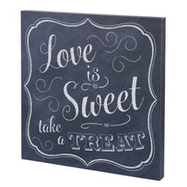 Love is Sweet Canvas Wedding Sign