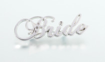 Rhinestone Bride Pin