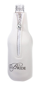 Bride Bottle Cozy White