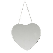 Hestia Heart Shaped Mirror With Chain