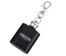 Mini Black Flask Groom