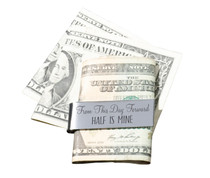 Half is Mine Money Clip