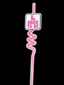 Bride To Be Party Straw