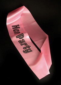 Hen Party Miss Behave Sash Pink