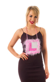 L Plate With Feather