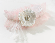 Chic And Shabby Garter Blush