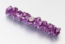 Sequin Garter Purple