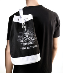 Just Married Beach Bag Black