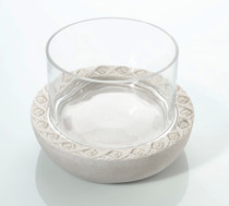 Glass Vase For Signing Stone