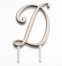 Gold Monogram Letter D