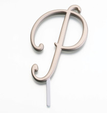 Gold Monogram Letter P