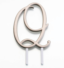 Gold Monogram Letter Q