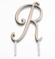 Gold Monogram Letter R