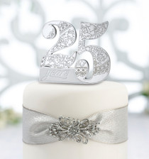25th Anniversary Cake Pick