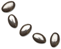 1kg Silver Chocolate Dragees Almond Shape