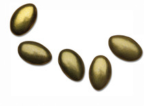 1kg Gold Chocolate Dragees Almond Shape