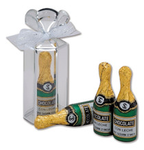 Pack of 60 Foiled Chocolate Champagne Bottle